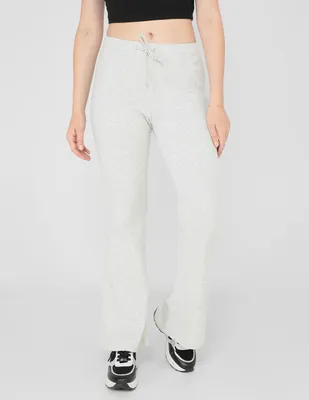 Pants straight Hollister con agujeta para mujer