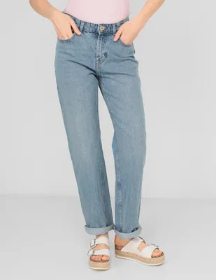 Jeans straigth ONLY corte cintura para mujer