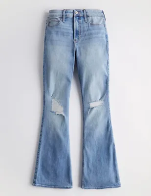 Jeans relajado Hollister corte cintura para mujer