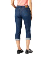 Jeans slim Denizen Mid Rise lavado medio corte cintura para mujer