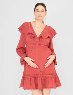 Vestido de maternidad mini casual One To Nine para mujer