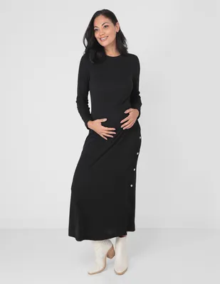 Vestido de maternidad maxi casual Expecting Essentials para mujer