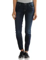 Jeans skinny Guess lavado medio corte cadera para mujer