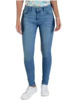 Jeans skinny Supply lavado bitono corte cintura para mujer