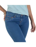 Jeans skinny Supply deslavado corte cintura para mujer