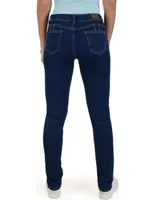 Jeans skinny Supply deslavado corte cintura para mujer