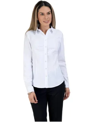 Blusa Gloria Vanderbilt manga larga para mujer