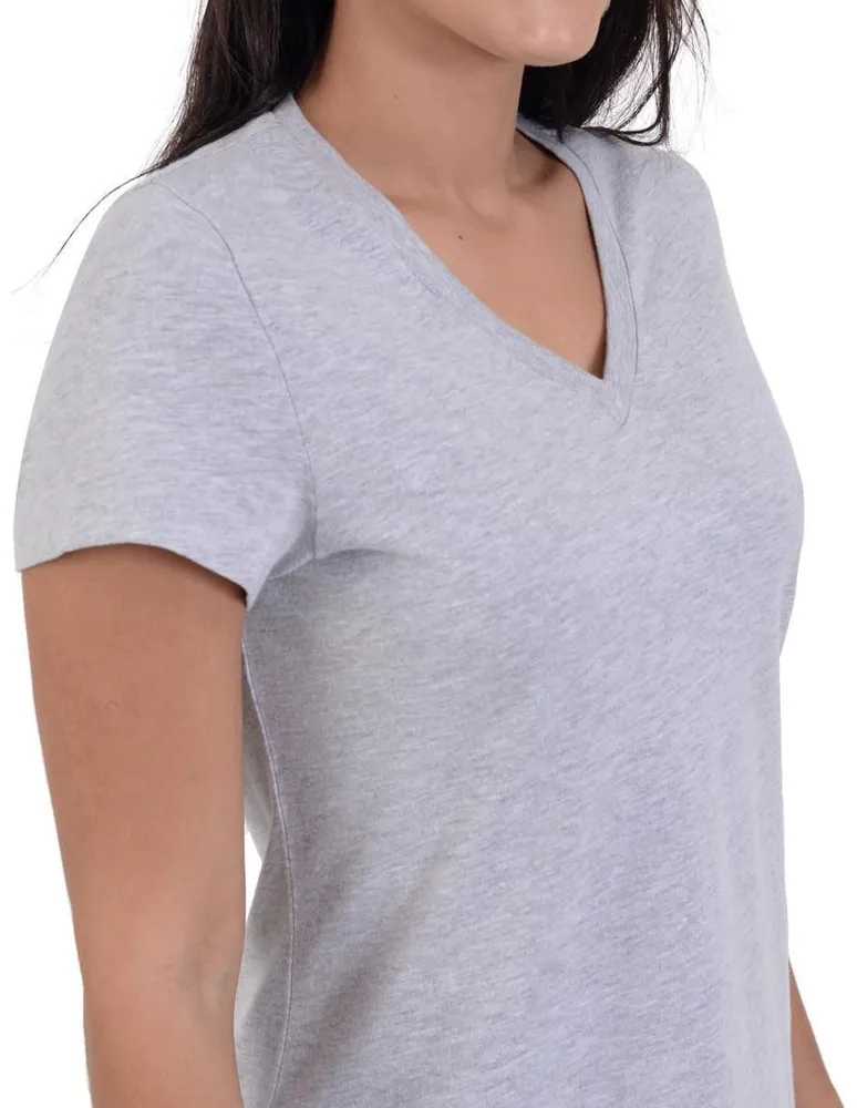 Playera Supply cuello V para mujer