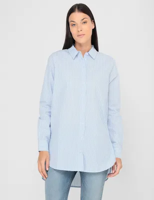 Camisa Pieces de algodón manga larga para mujer