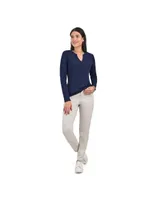 Playera Supply cuello henley para mujer