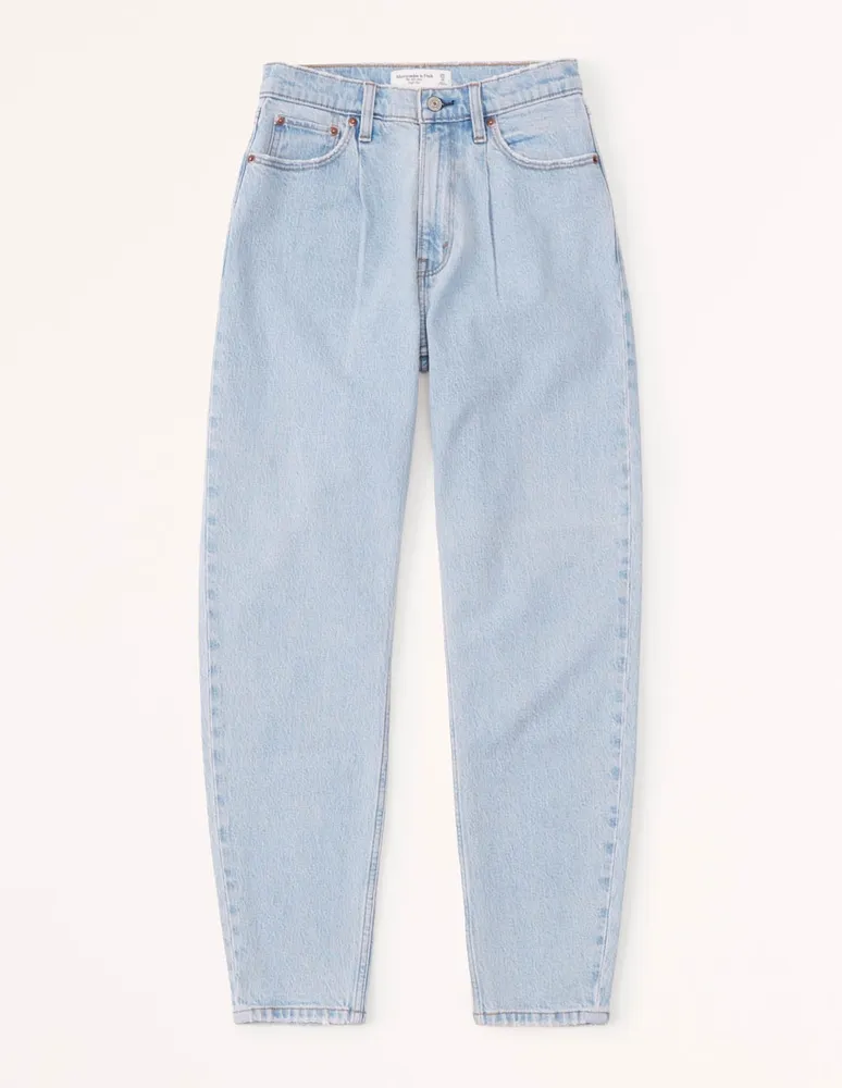 Jeans relajado Abercrombie & Fitch corte cadera para mujer