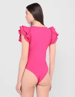 Body Parallel cuello V escote regular para mujer