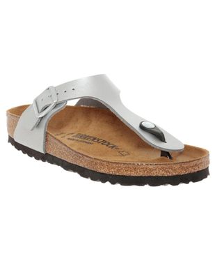 Sandalia lisa Birkenstock plata