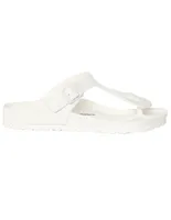 Sandalia Birkenstock blanca silueta pata de gallo