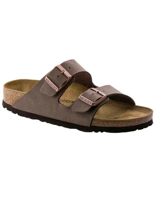 Sandalia Birkenstock café con hebilla