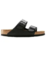 Sandalia Birkenstock negra con hebilla