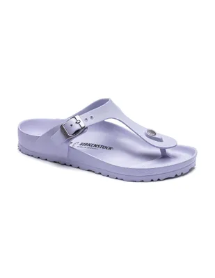 Sandalia Birkenstock Gizeh Eva Purple Fog con hebilla para mujer