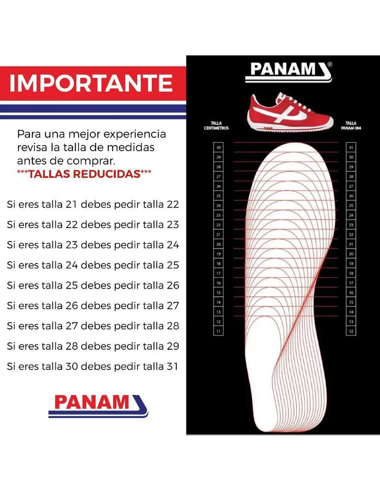 Tenis Panam para mujer