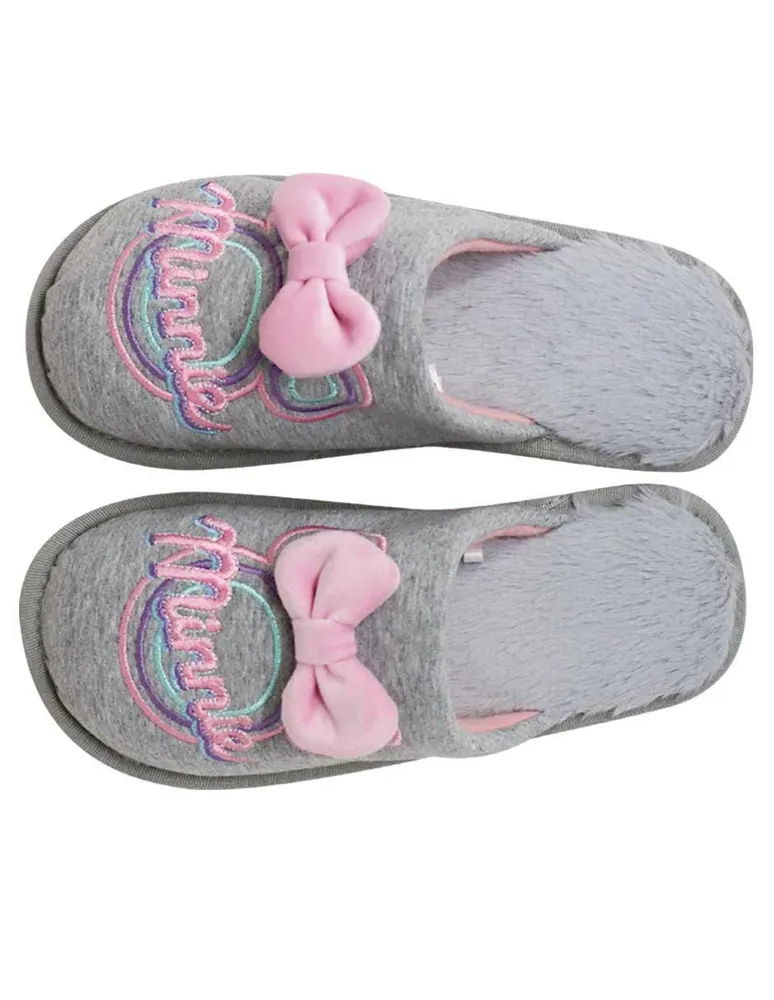 Pantufla Disney Minnie Mouse para mujer