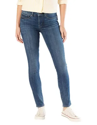 Jeans skinny Dockers lavado medio corte cadera para mujer