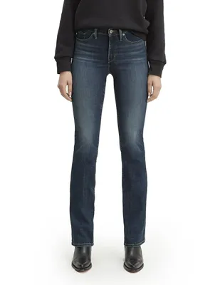 Jeans bota Levi's 315 lavado obscuro corte cadera para mujer