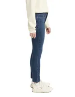 Jeans skinny Levi's lavado obscuro corte cintura para mujer