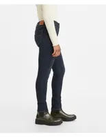 Jeans skinny Levi's lavado obscuro corte cintura para mujer