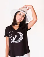 Playera Locura cuello redondo para mujer