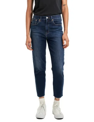 Jeans boyfriend Levi's lavado obscuro corte cintura alta para mujer