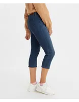 Jeans skinny Levi's 311 lavado medio corte cintura para mujer