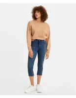 Jeans skinny Levi's 311 lavado medio corte cintura para mujer