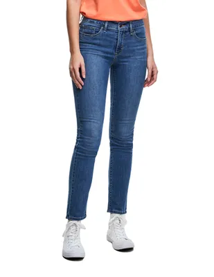 Jeans slim Levi's 312 lavado medio corte cintura para mujer