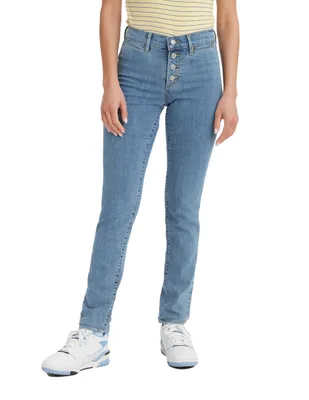 Jeans skinny Levi's 311 lavado claro corte cintura para mujer