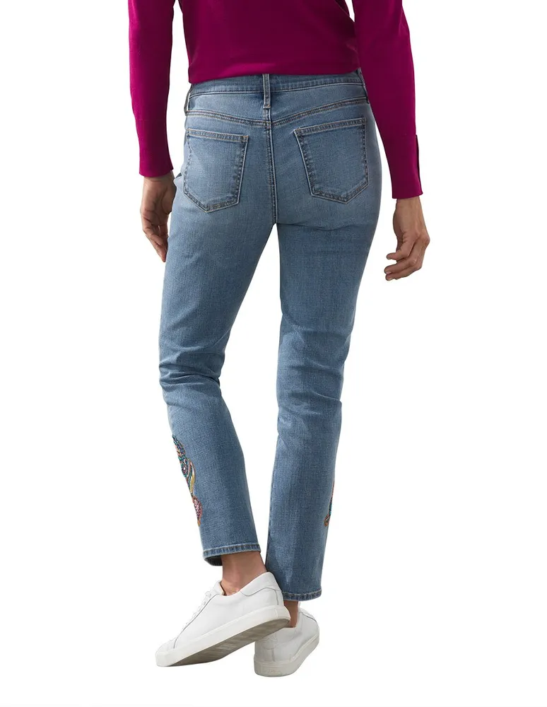 Jeans slim Chico's corte cadera para mujer