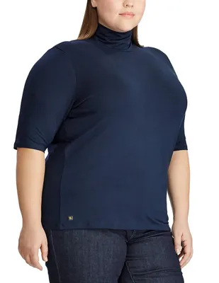 Playera Lauren Plus cuello alto para mujer