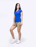 Playera Tucane cuello V para mujer