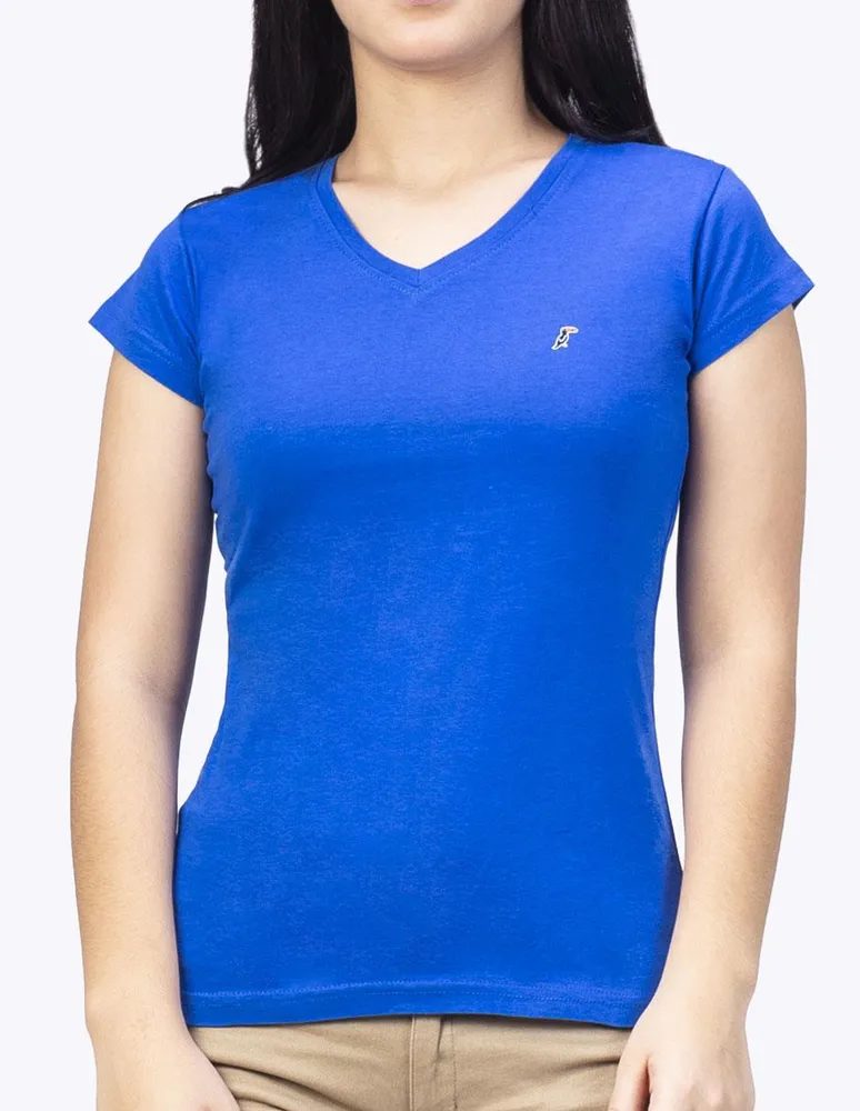 Playera Tucane cuello V para mujer