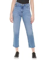 DKNY Jeans slim lavado medio corte cintura para mujer