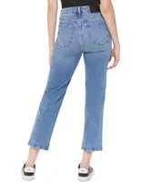 DKNY Jeans slim lavado medio corte cintura para mujer