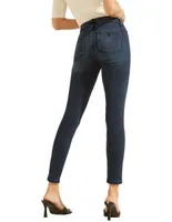 Jeans skinny Guess lavado medio corte cadera para mujer