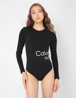 Body Calvin Klein Jeans cuello redondo para mujer