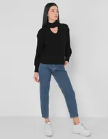 Jeans mom Calvin Klein corte cintura alta para mujer