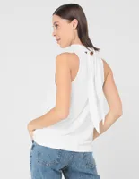 Blusa casual Calvin Klein sin manga para mujer