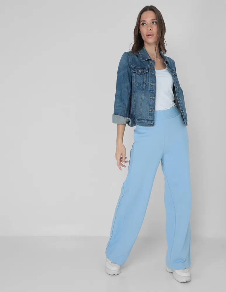 Pants regular Benetton con elástico para mujer