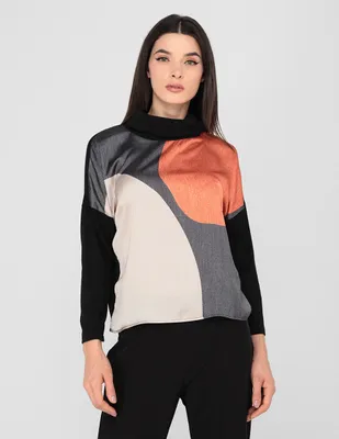 Suéter Trucco para mujer cuello alto