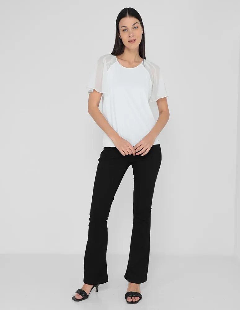 Blusa Calvin Klein manga corta para mujer