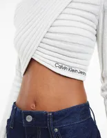 Suéter Calvin Klein Jeans para mujer cuello alto