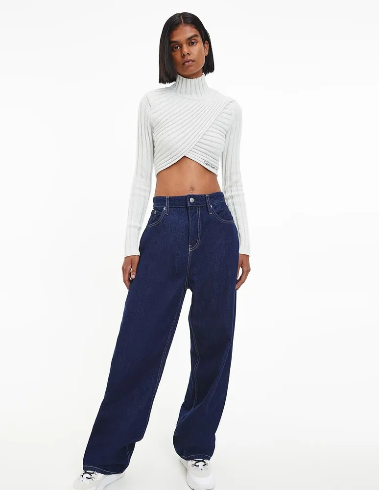 Suéter Calvin Klein Jeans para mujer cuello alto
