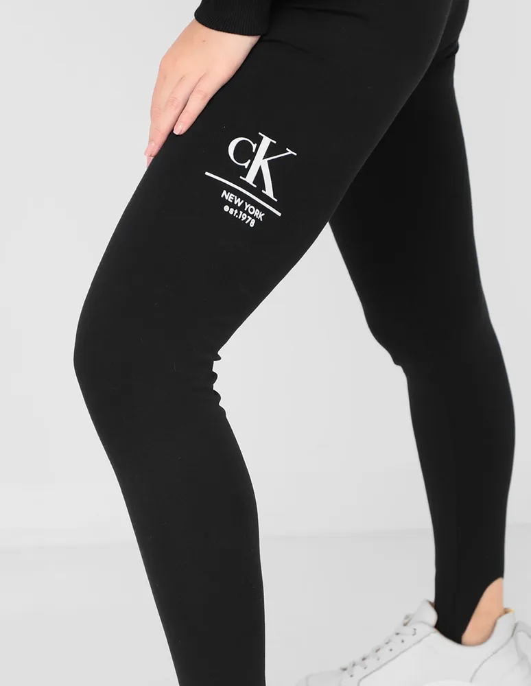 Legging Calvin Klein Jeans a la cintura con elástico para mujer