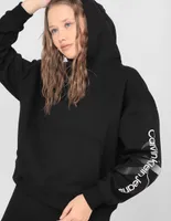 Sudadera Calvin Klein Jeans para mujer con capucha  y bolsa